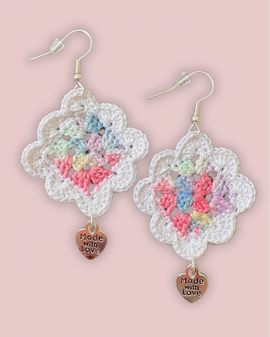 Granny-Square Earrings