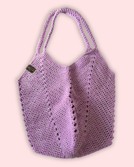 Crochet Orchid Tulip Bag